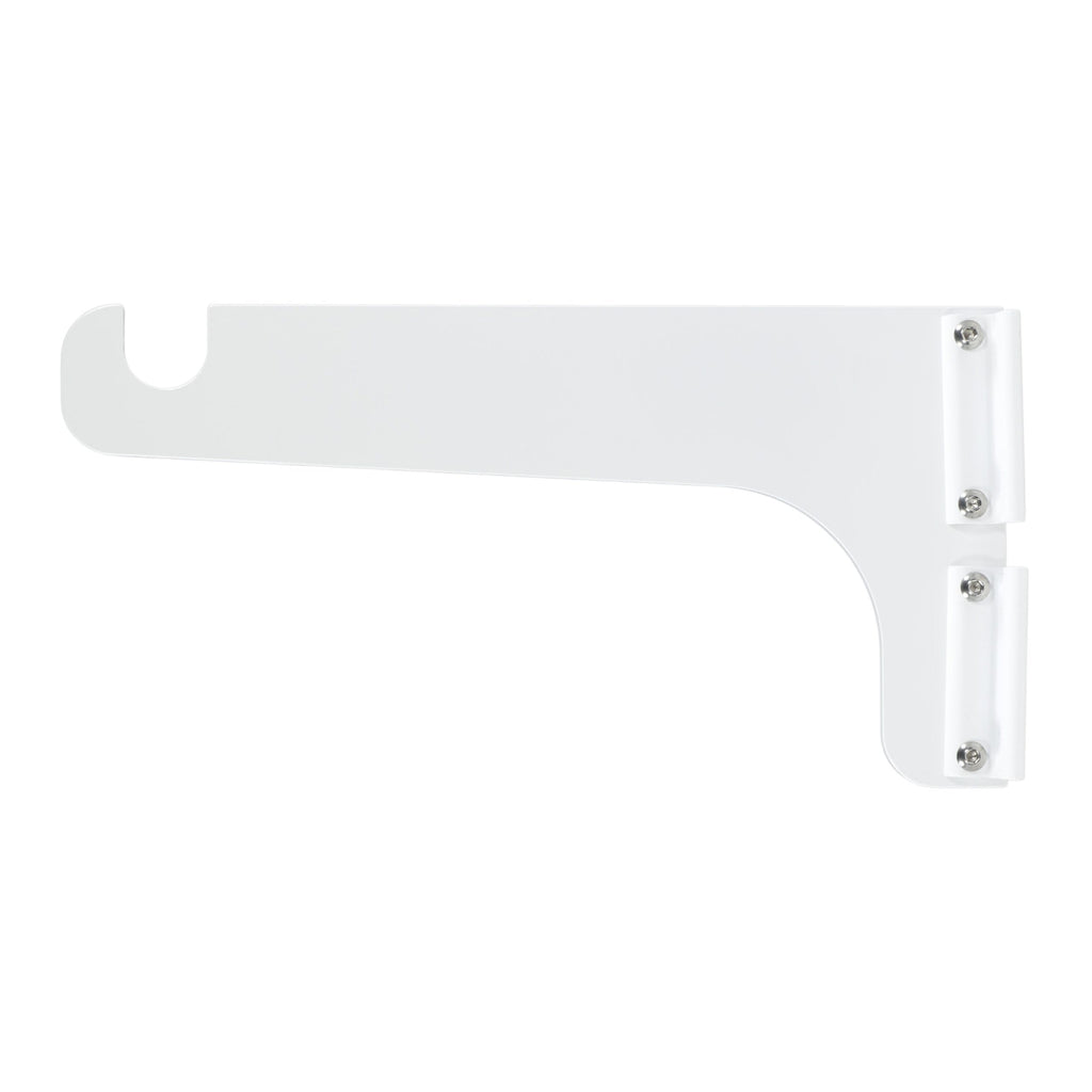 White wall-mount bottle opener on white background.