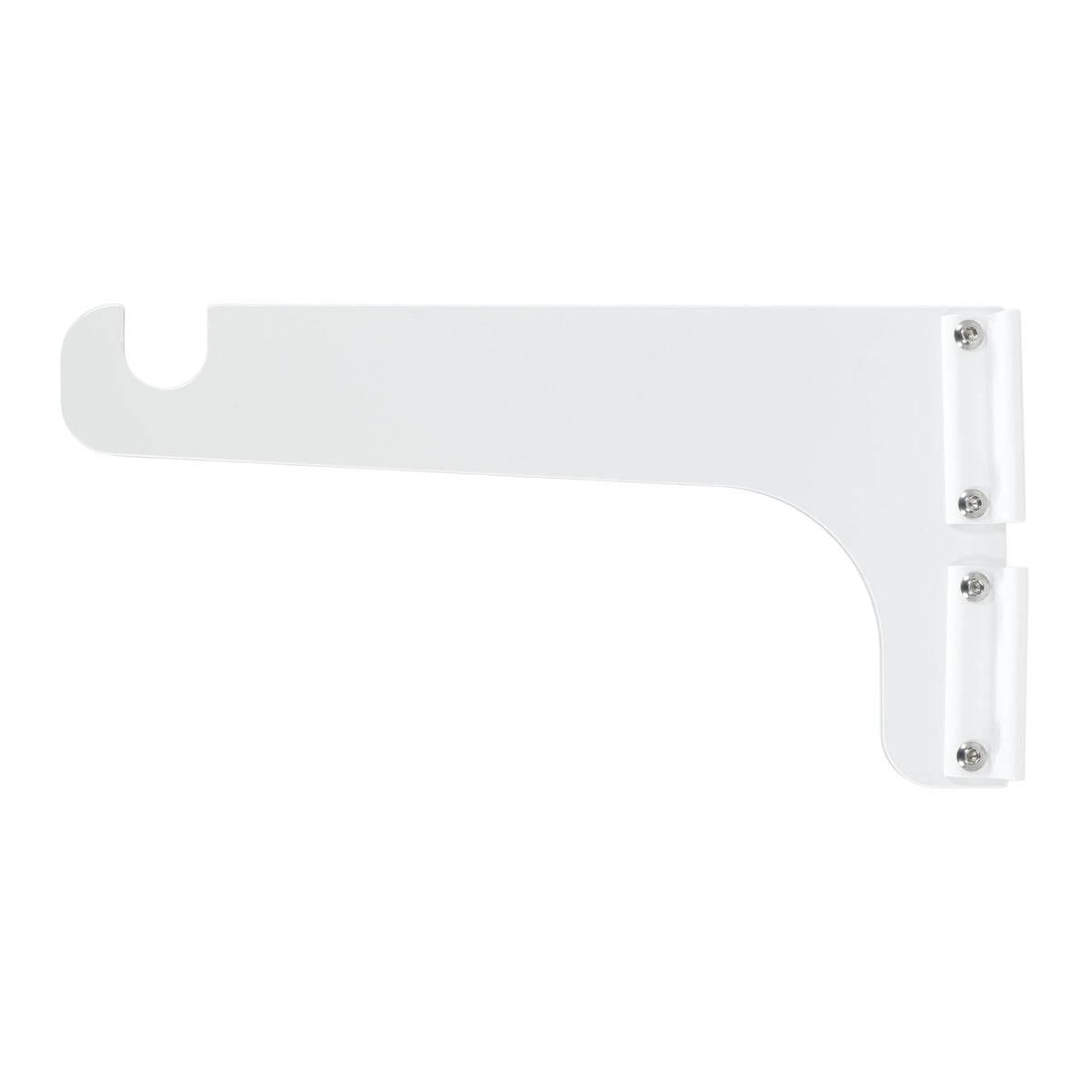 White wall-mount bottle opener on white background.