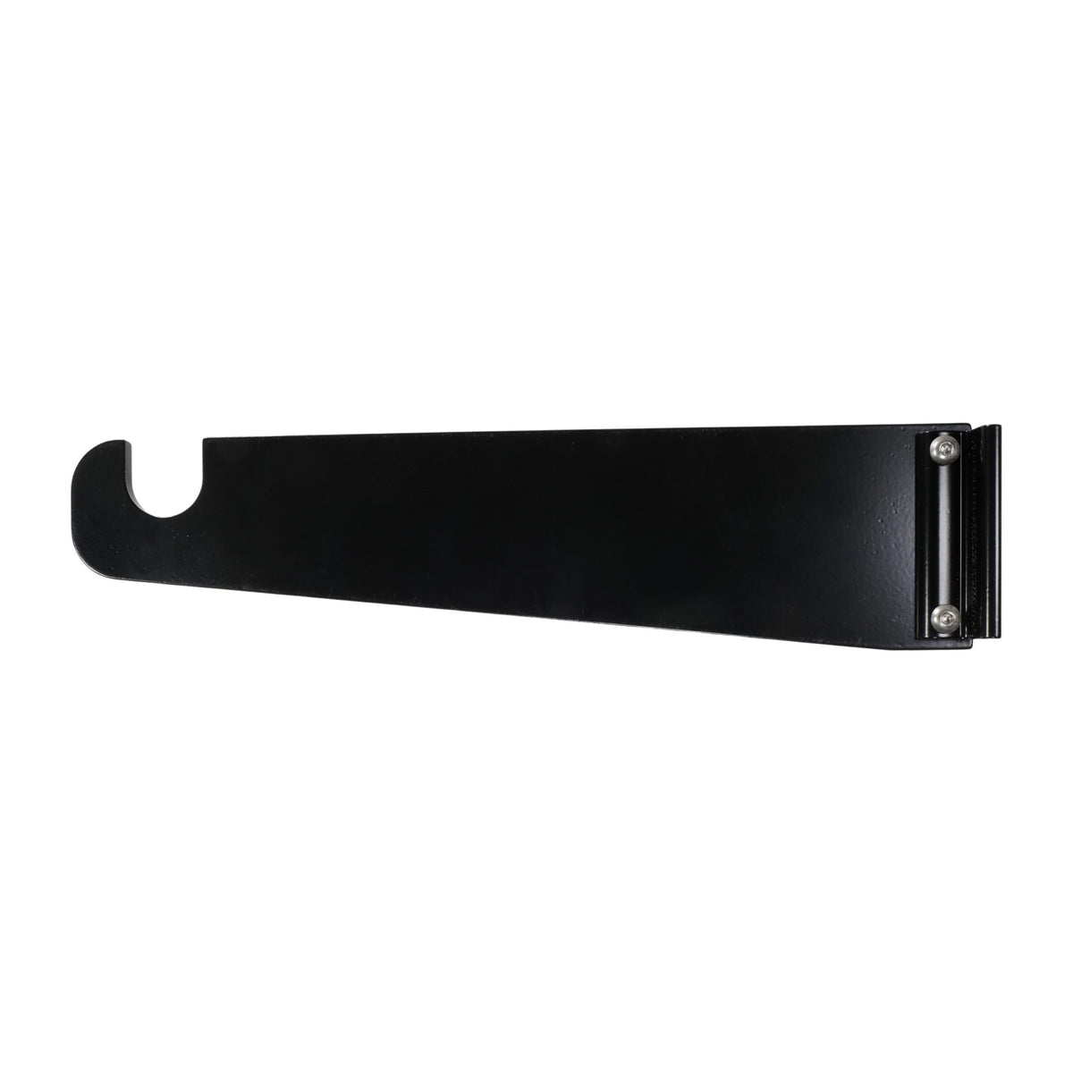 Black Classic Hanger arm with one Groove Clamp bracket.